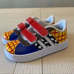 Custom painted Toy Story Adidas sz 6